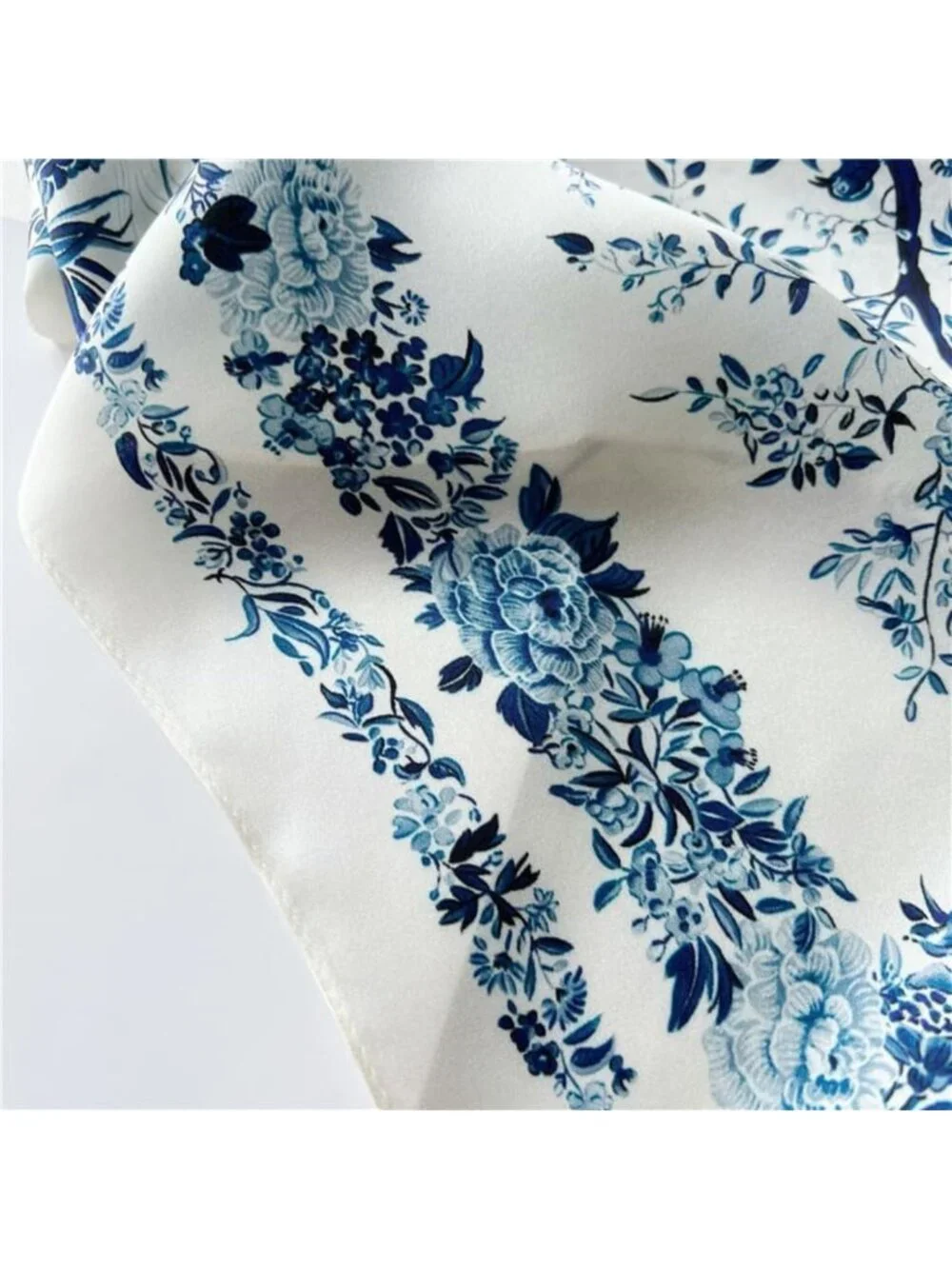 Luxurious 100% Pure Mulberry Silk Square Scarf 26